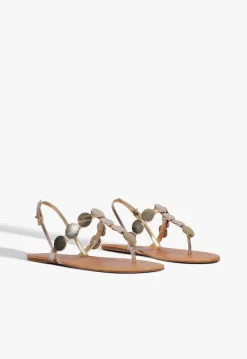 Acacia Gold Leather Sandal