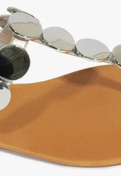 Acacia Silver Leather Sandal
