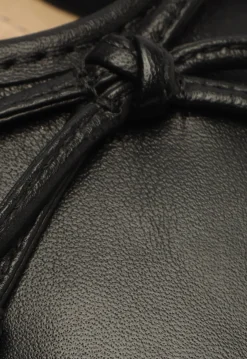 Arissa Black Leather Ballet Flat
