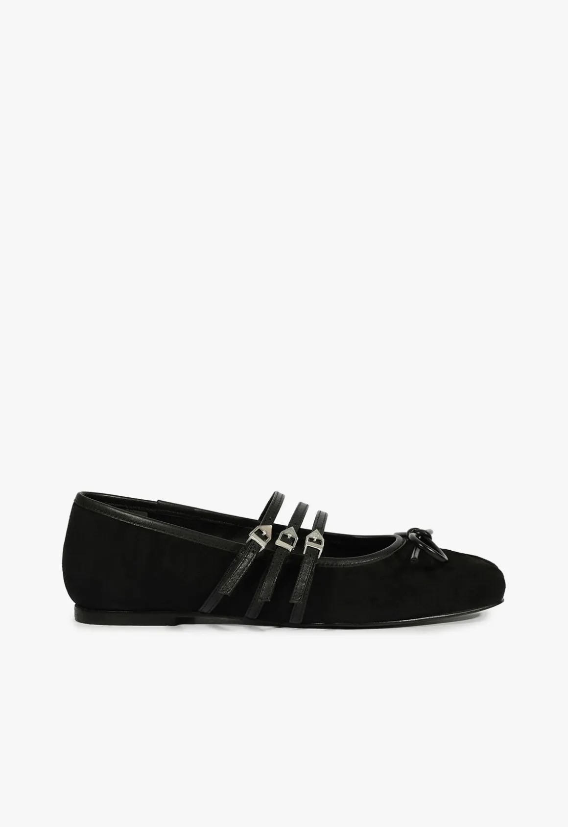 Arissa Black Suede Ballet Flat