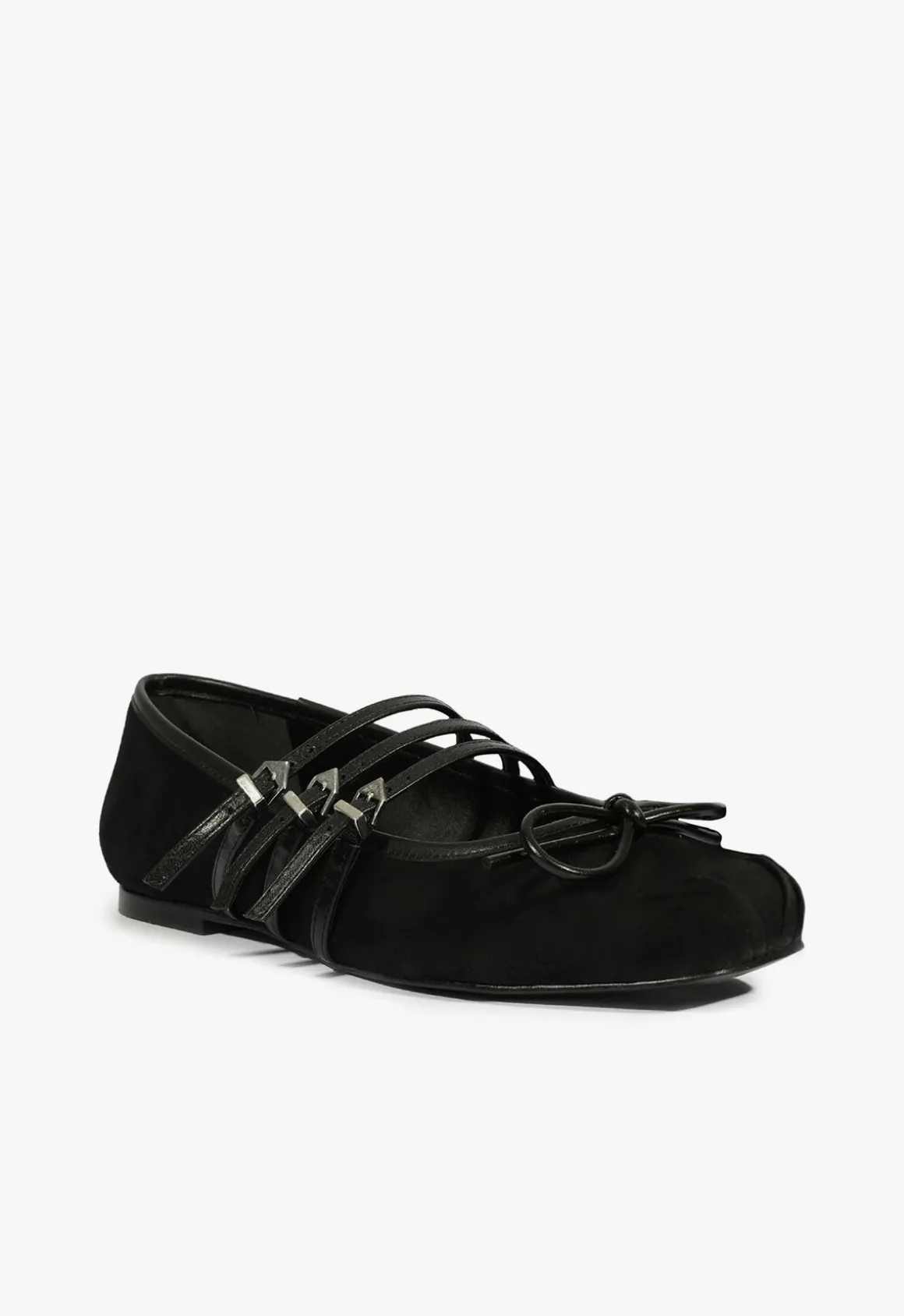 Arissa Black Suede Ballet Flat