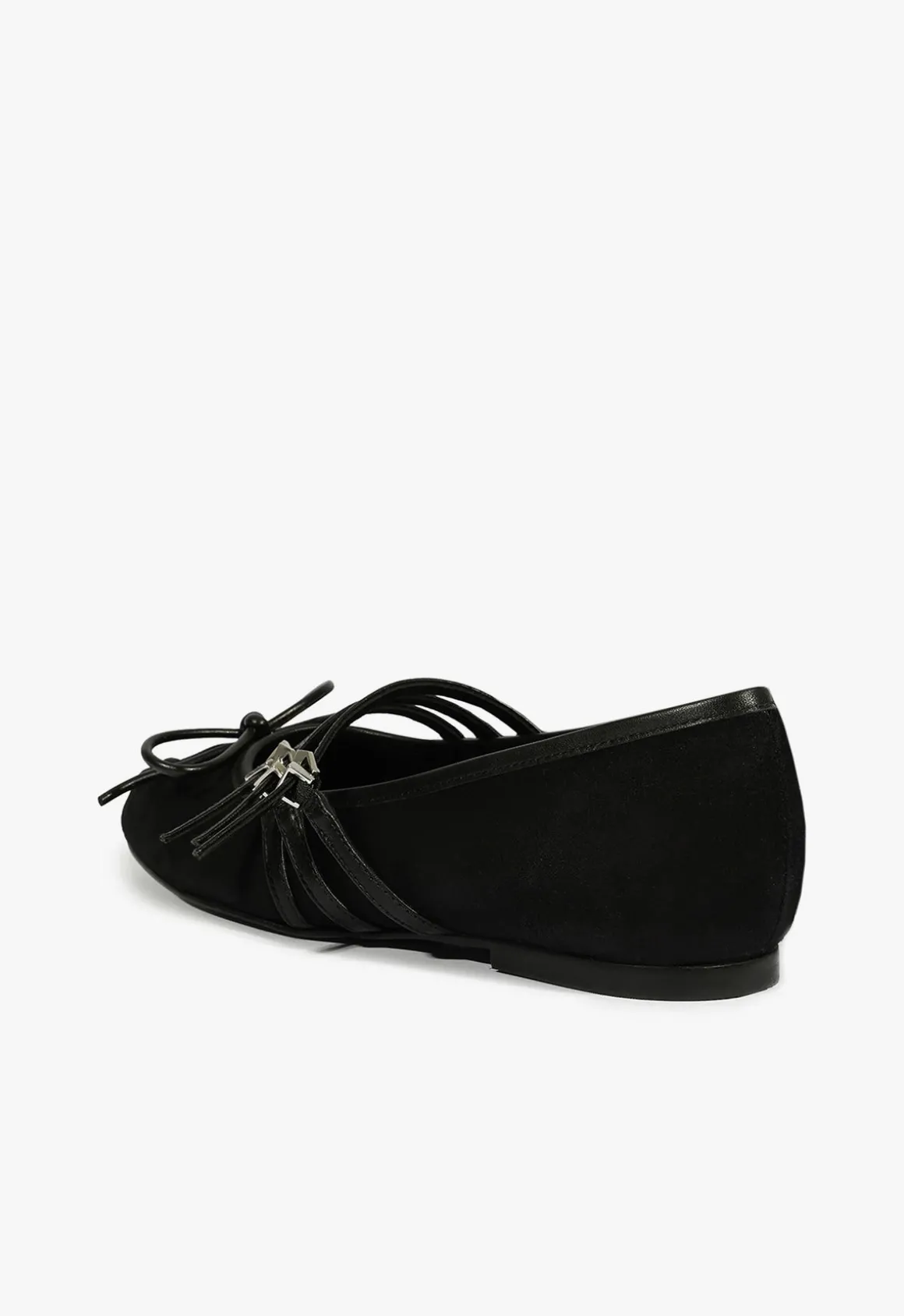 Arissa Black Suede Ballet Flat