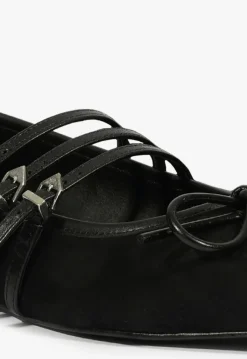 Arissa Black Suede Ballet Flat