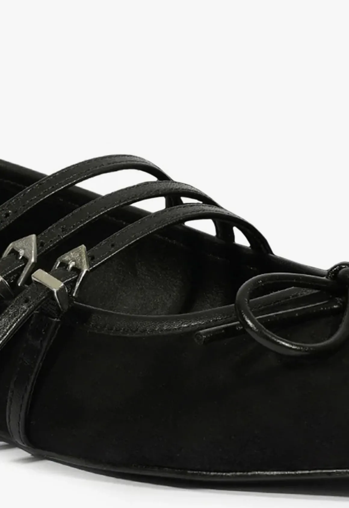 Arissa Black Suede Ballet Flat