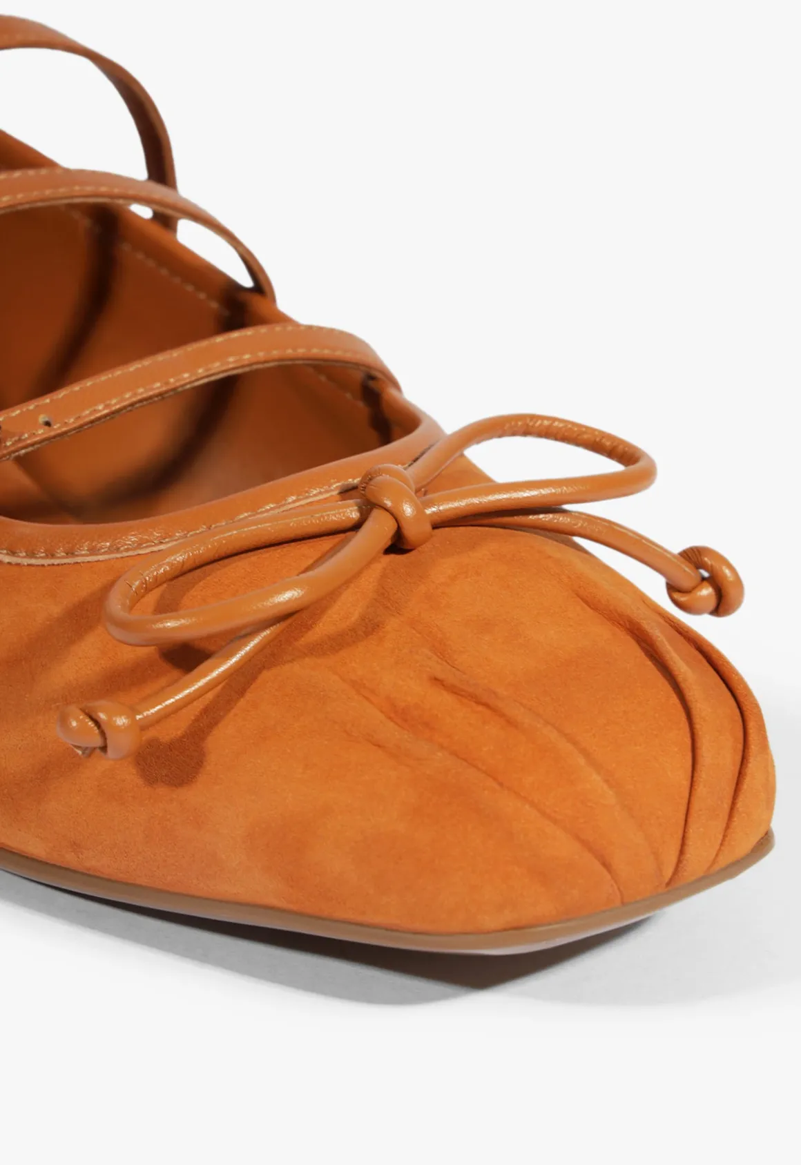 Arissa Brown Suede Ballet Flat