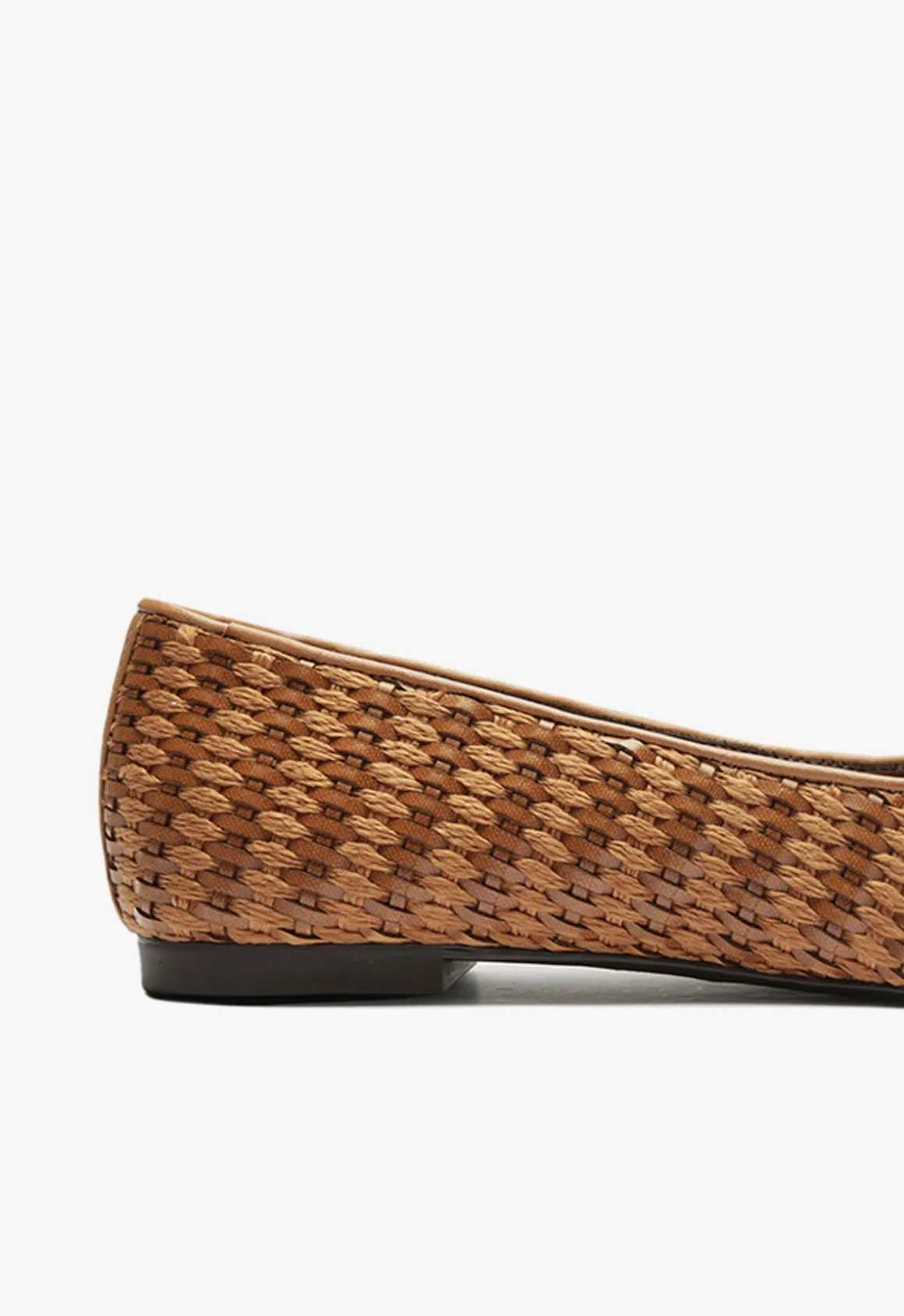 Arissa Straw Ballet Flat