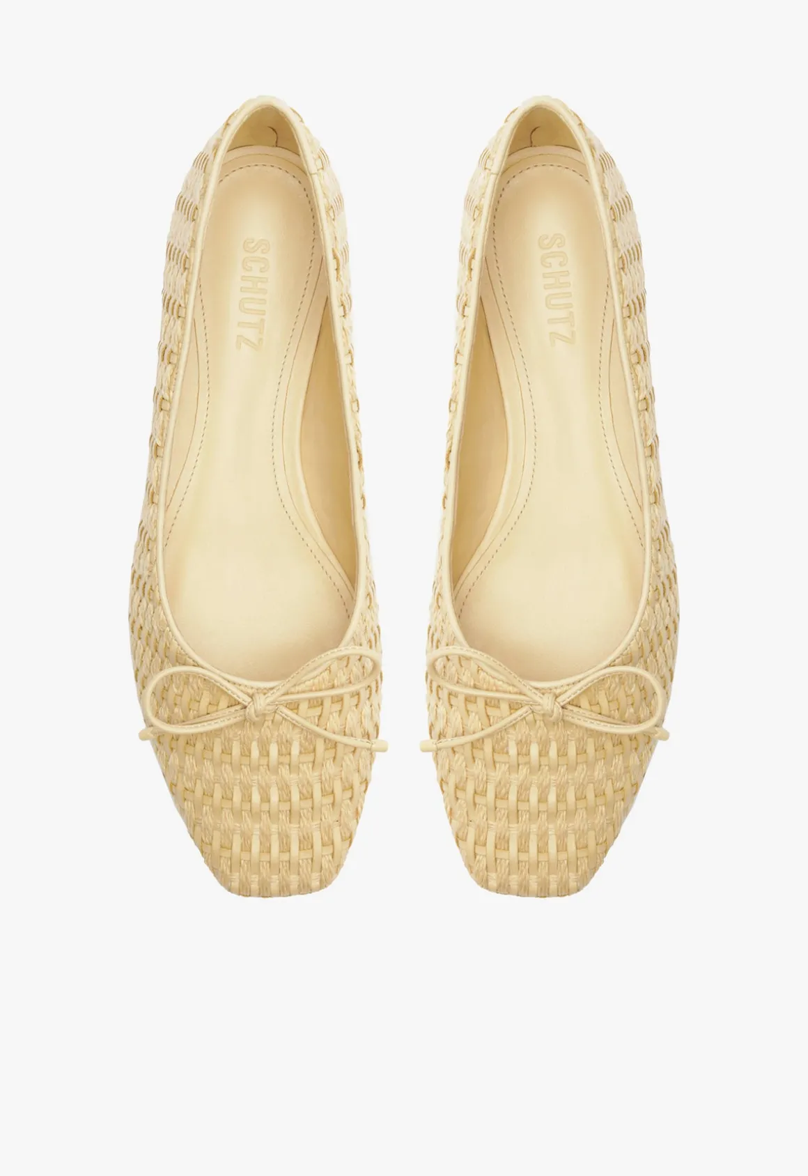 Arissa Straw Ballet Flat