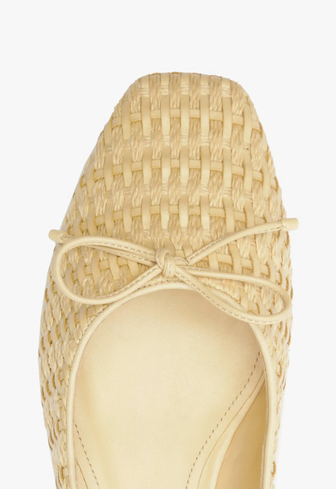 Arissa Straw Ballet Flat