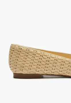 Arissa Straw Ballet Flat
