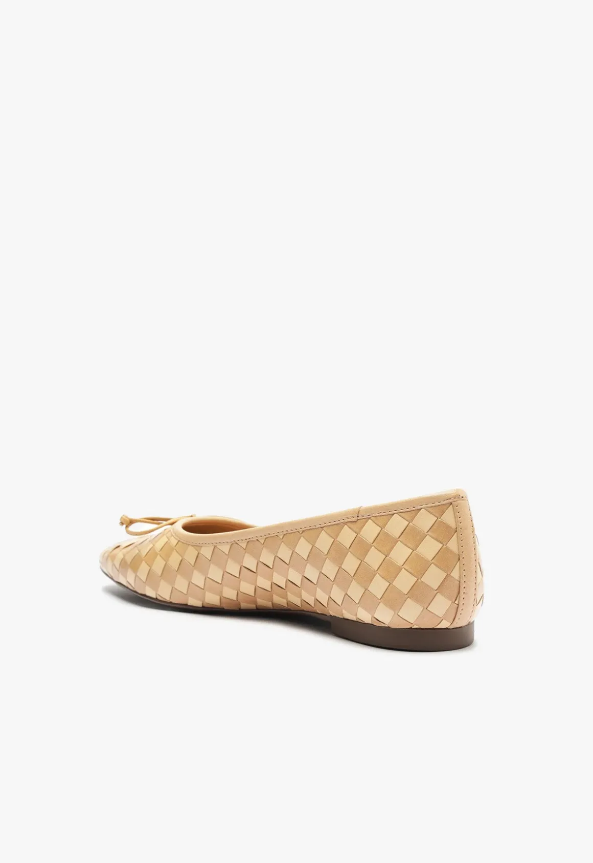 Arissa Woven Leather Flat