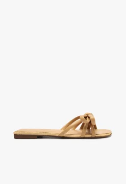 Blossom Lightwood Flat Sandal