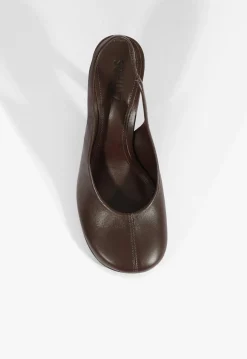 Brigitte Sling Leather Pump