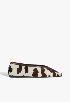 Courtney Hair Calf Flat