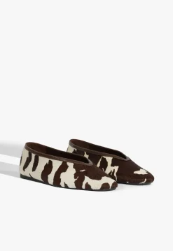 Courtney Hair Calf Flat