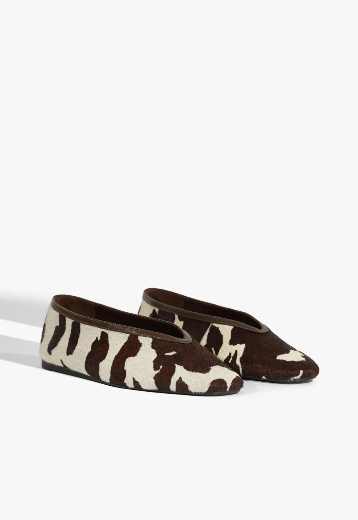 Courtney Hair Calf Flat