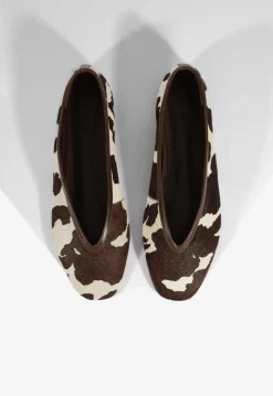 Courtney Hair Calf Flat