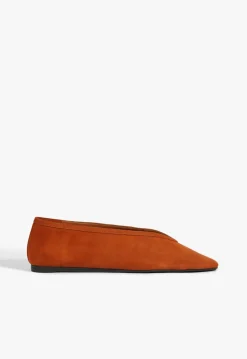 Courtney Suede Flat