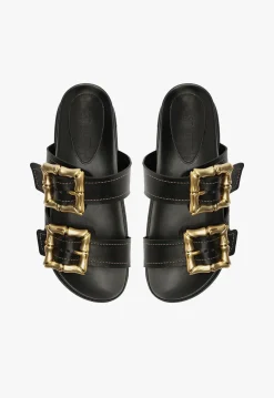 Enola Black Sporty Sandal