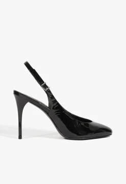 Geraldine Sling Patent Pump