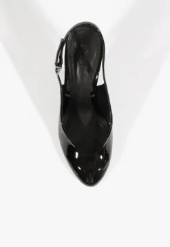 Geraldine Sling Patent Pump