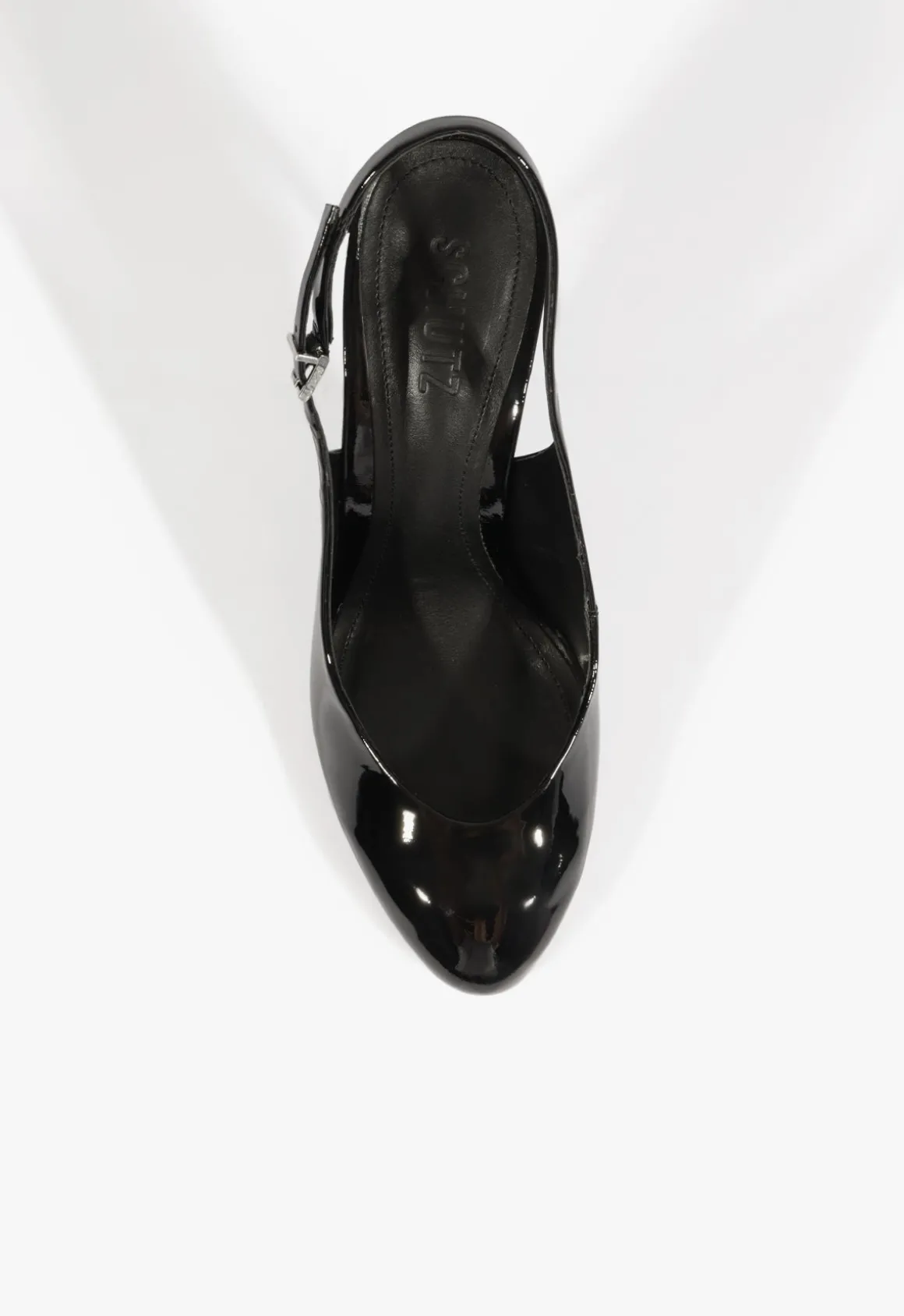 Geraldine Sling Patent Pump