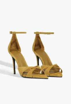 Hilda Leaf Suede Sandal
