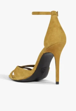 Hilda Leaf Suede Sandal