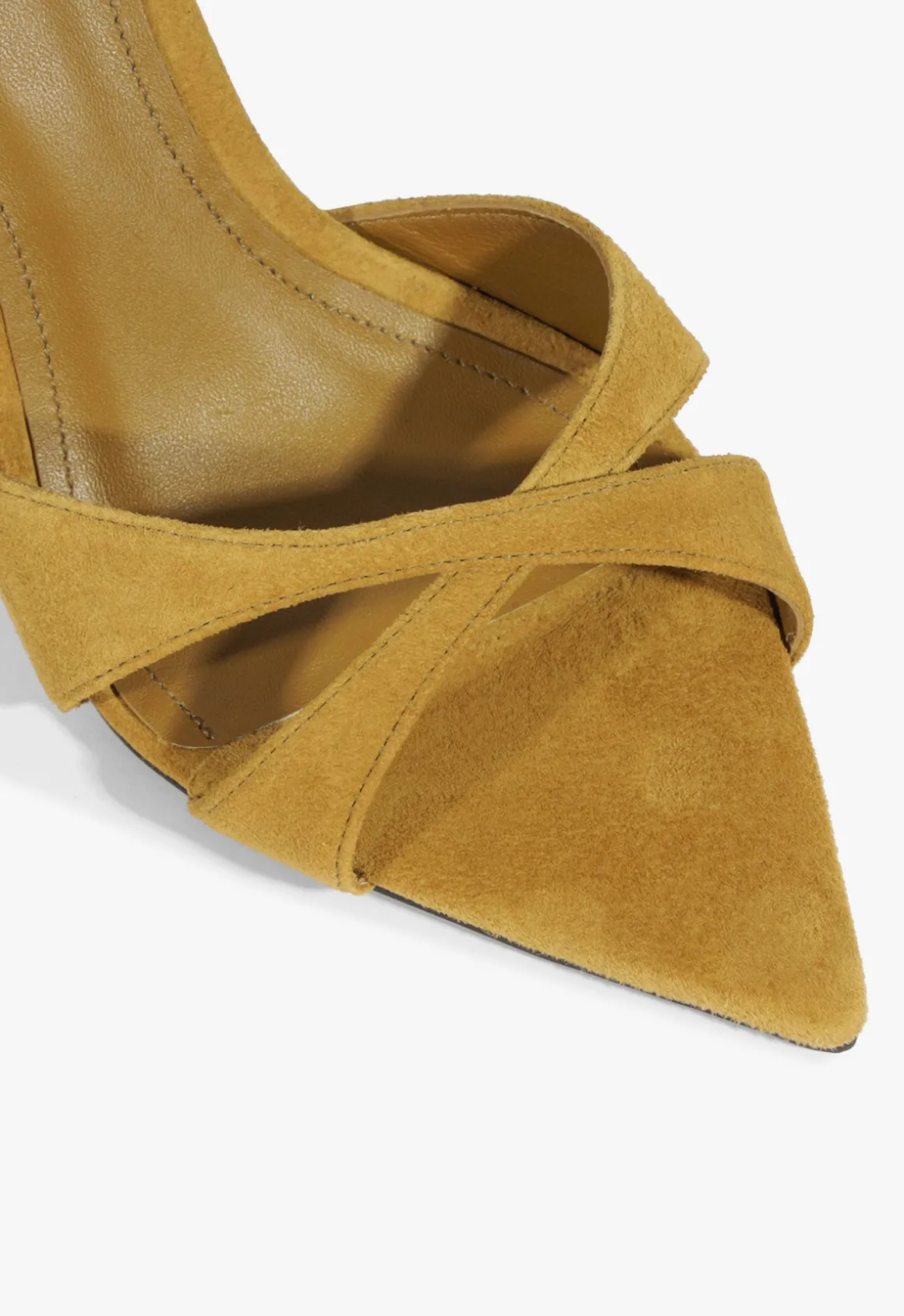 Hilda Leaf Suede Sandal