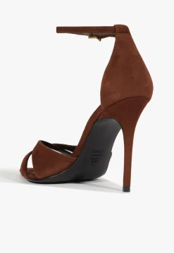 Hilda Leaf Suede Sandal