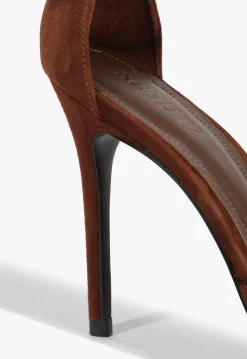 Hilda Leaf Suede Sandal