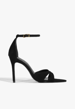 Hilda Leaf Suede Sandal