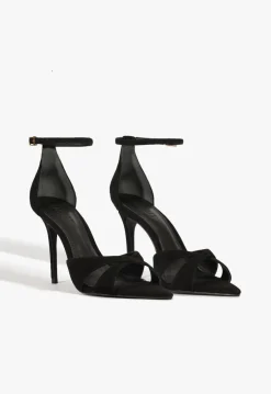 Hilda Leaf Suede Sandal
