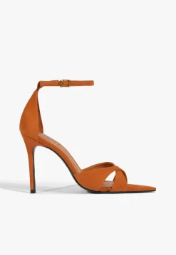 Hilda Leaf Suede Sandal