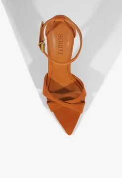 Hilda Leaf Suede Sandal