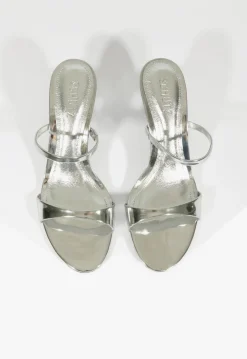 Jessica Mid Mule Metallic Sandal