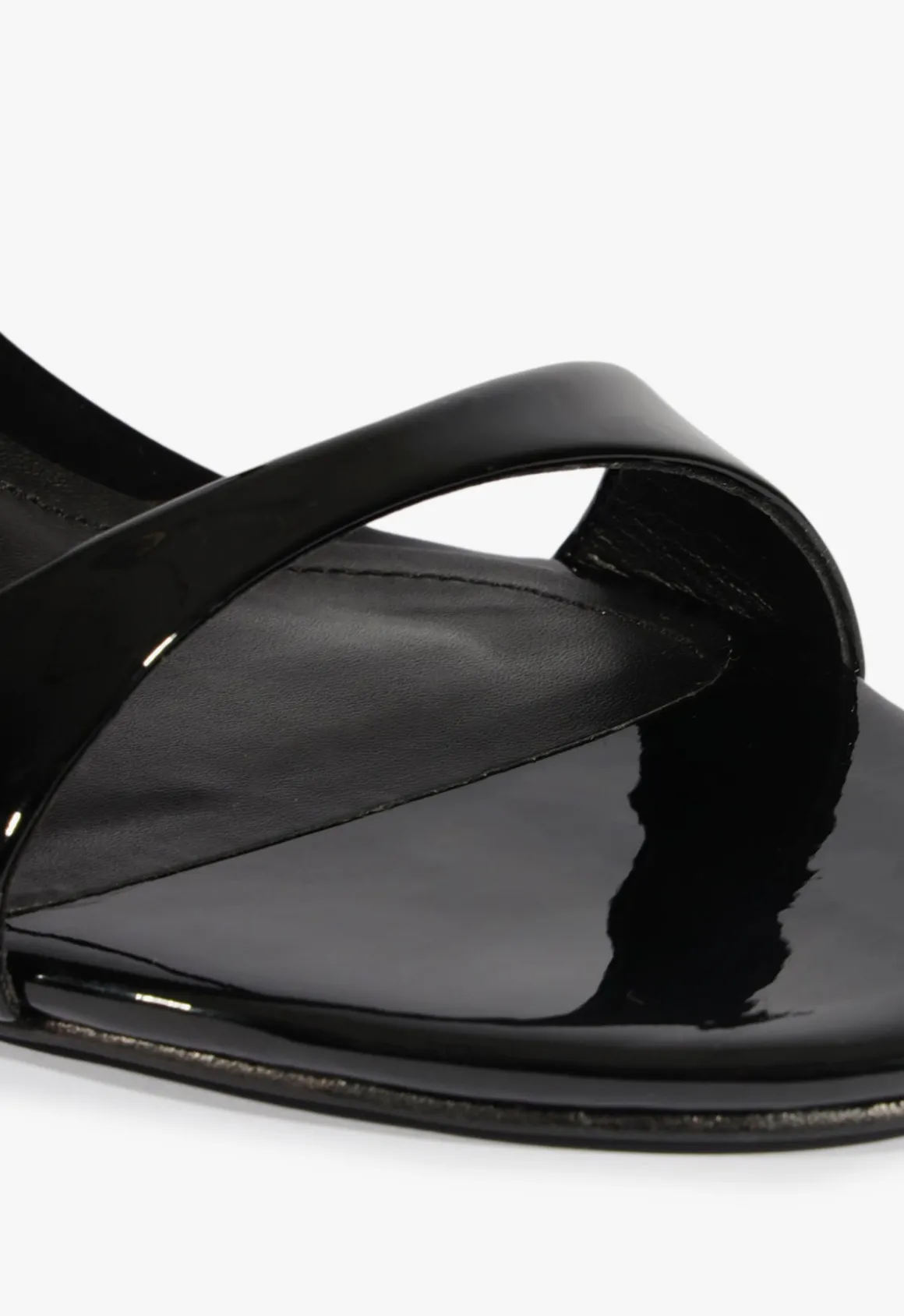 Jessica Mid Mule Patent Sandal