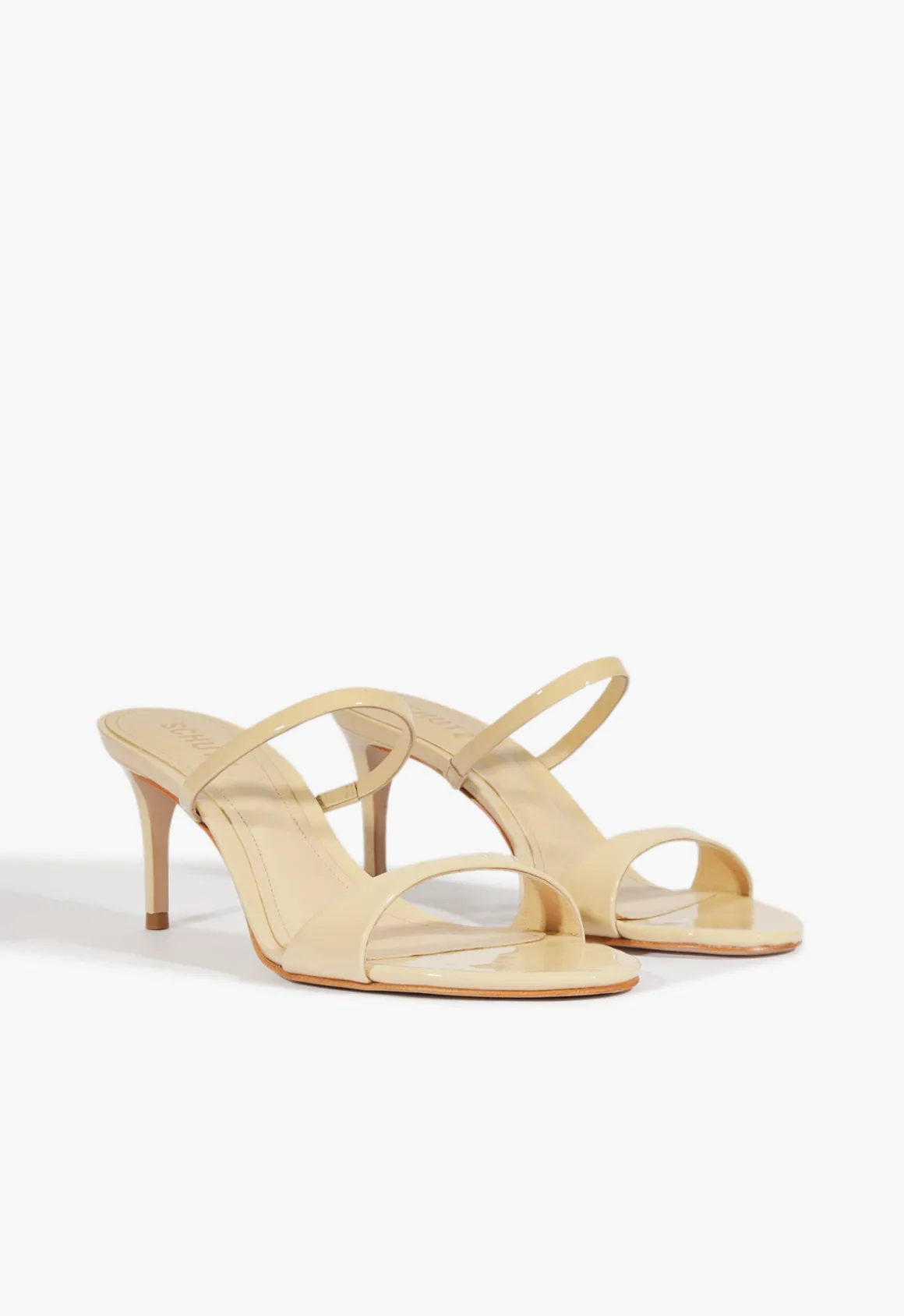 Jessica Mid Mule Patent Sandal