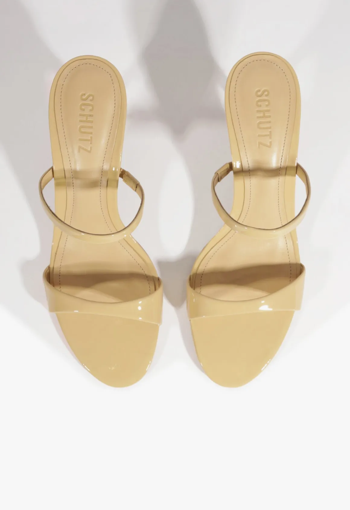 Jessica Mid Mule Patent Sandal