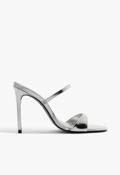 Jessica Mule Metallic Sandal