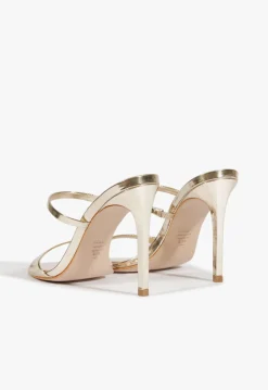 Jessica Mule Metallic Sandal