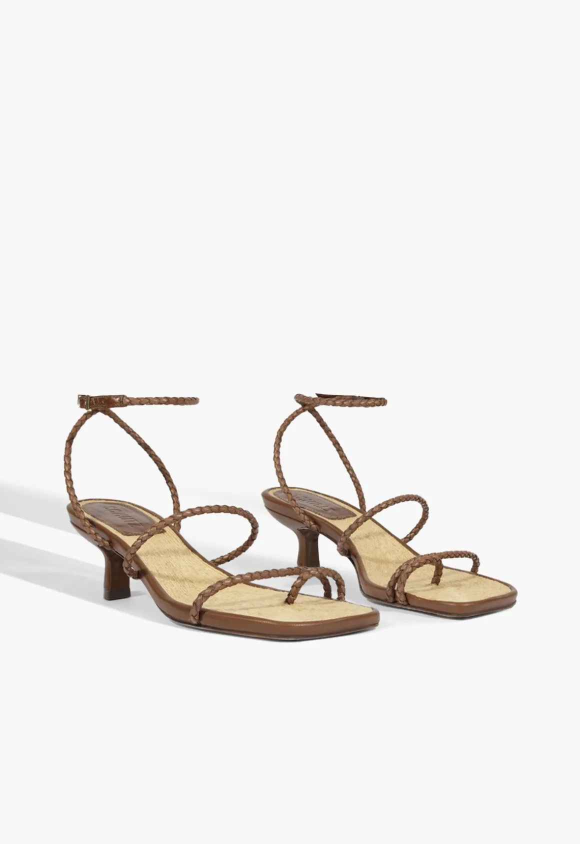 Kaya Straw Mid Sandal