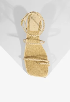 Kaya Straw Mid Sandal