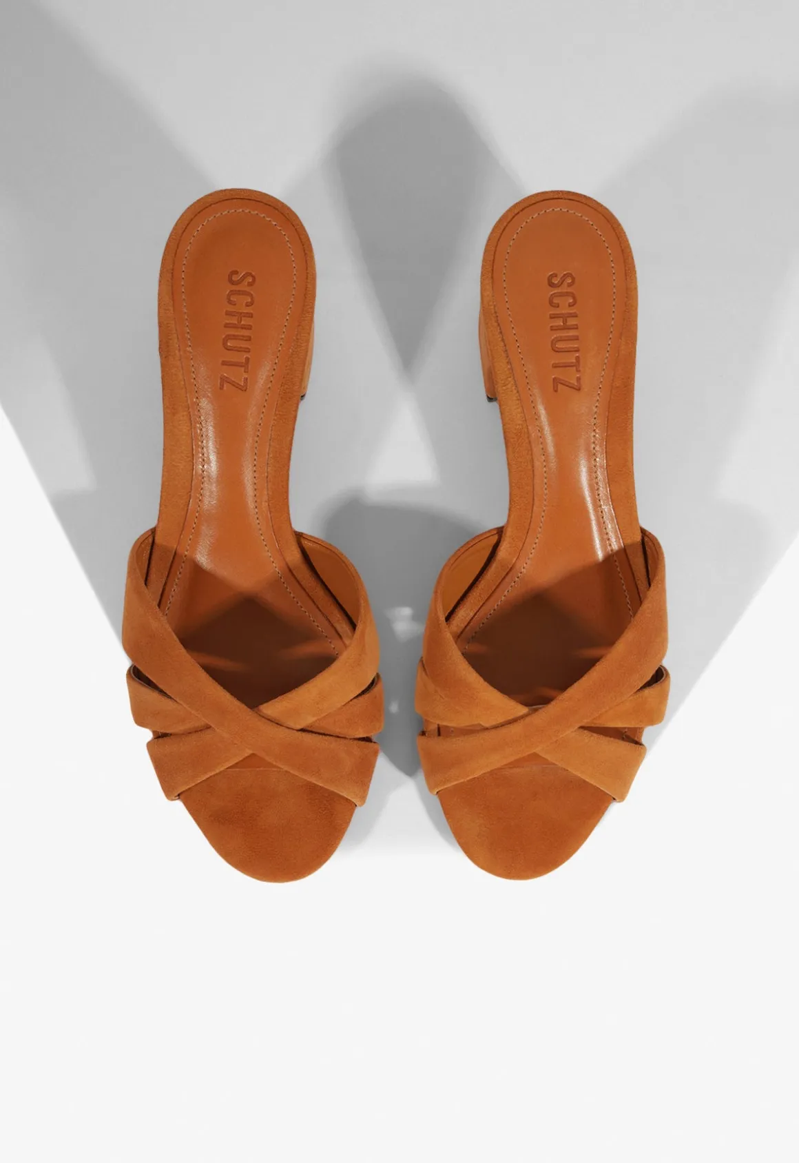 Keefa Block Mule Suede Sandal