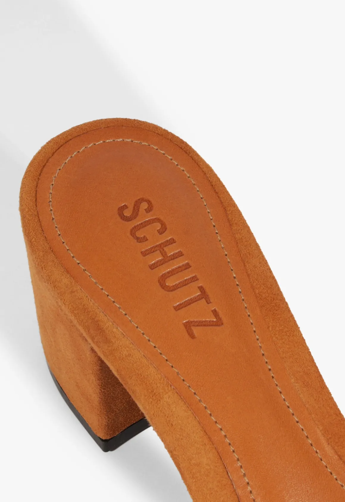 Keefa Block Mule Suede Sandal