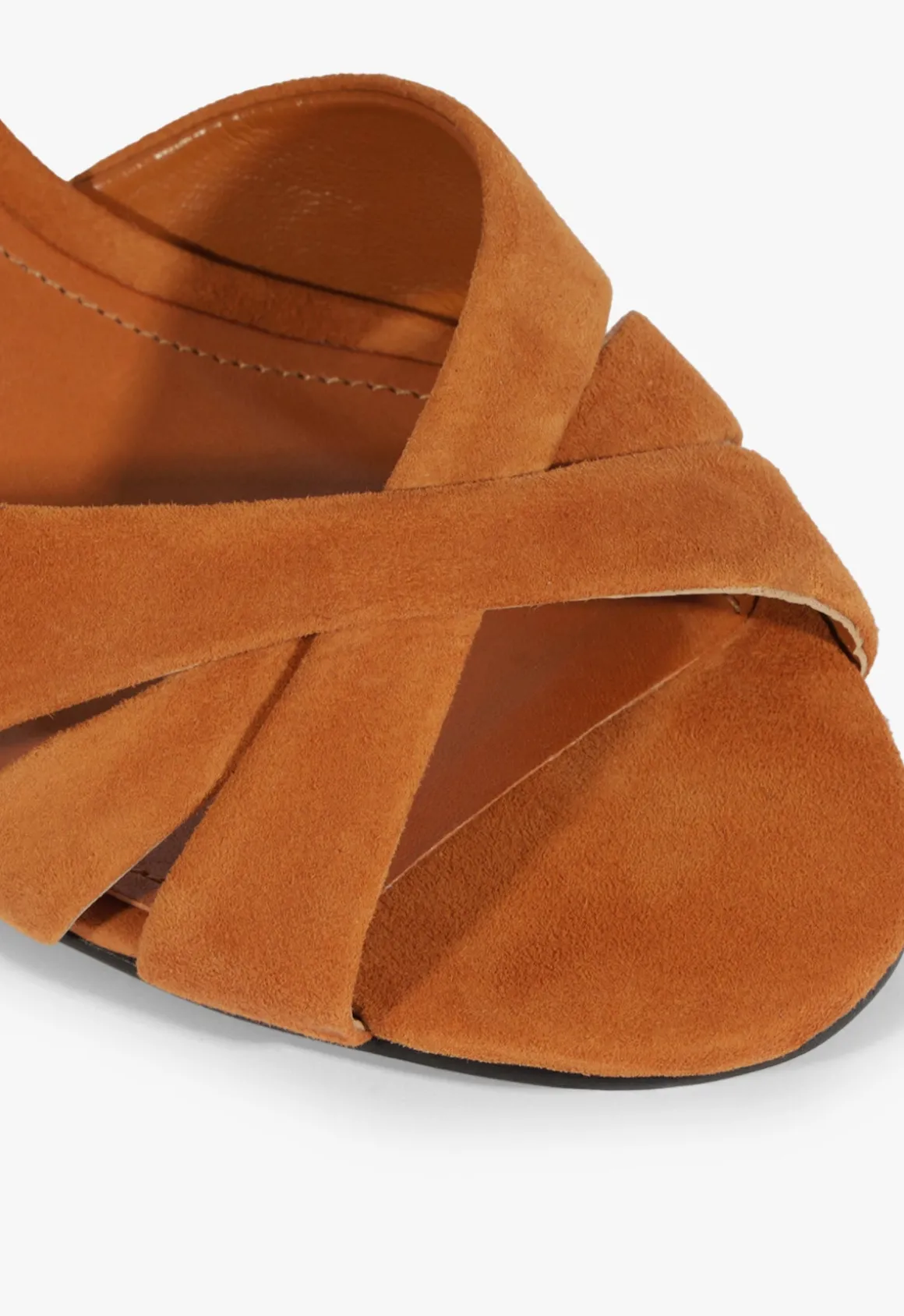 Keefa Block Mule Suede Sandal