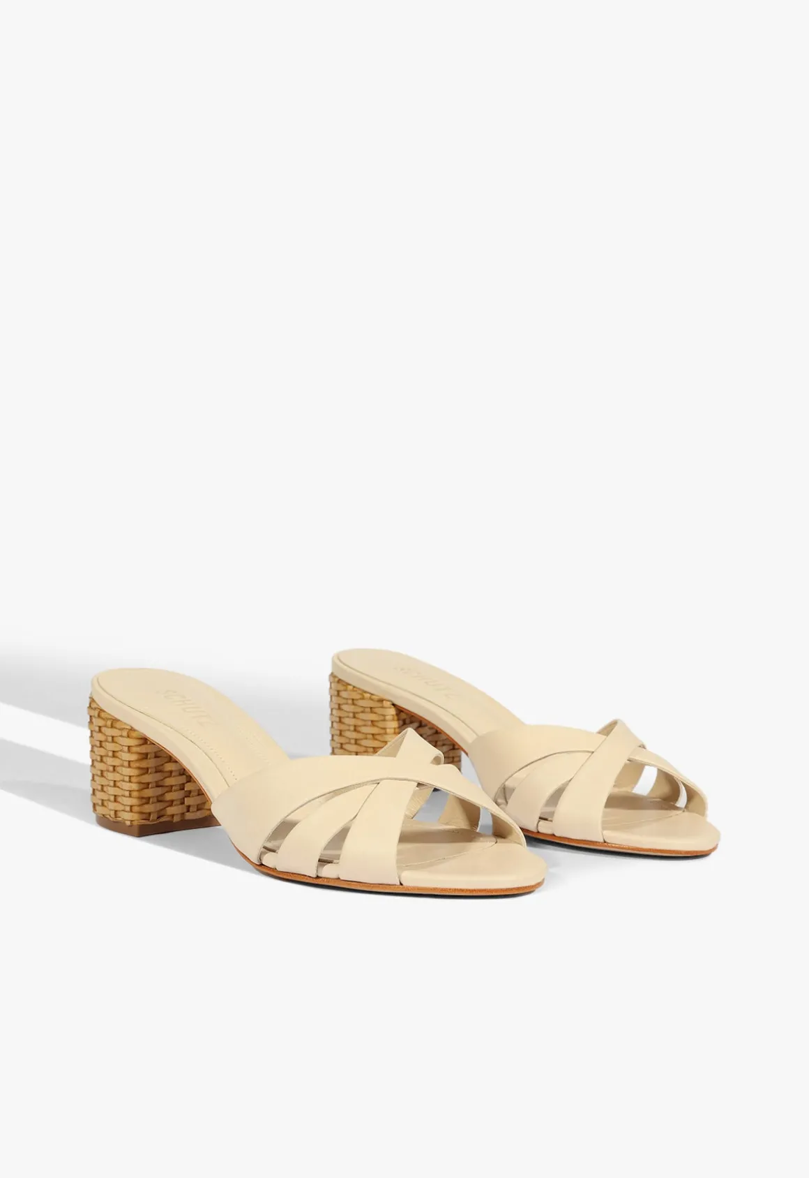 Keefa Straw Mule Sandal