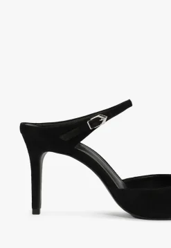 Laura Mid Stiletto Black Pump