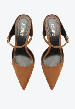 Laura Mid Stiletto Caramel Pump