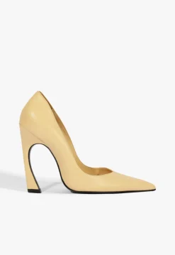 Lexi High Sculptural Beige Pump