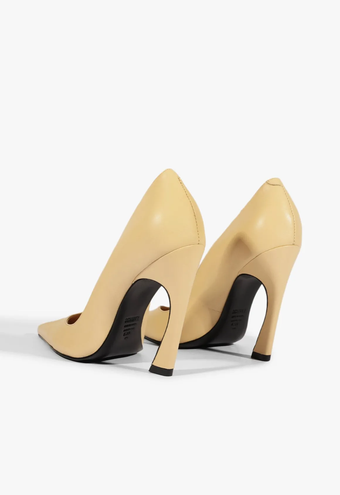 Lexi High Sculptural Beige Pump